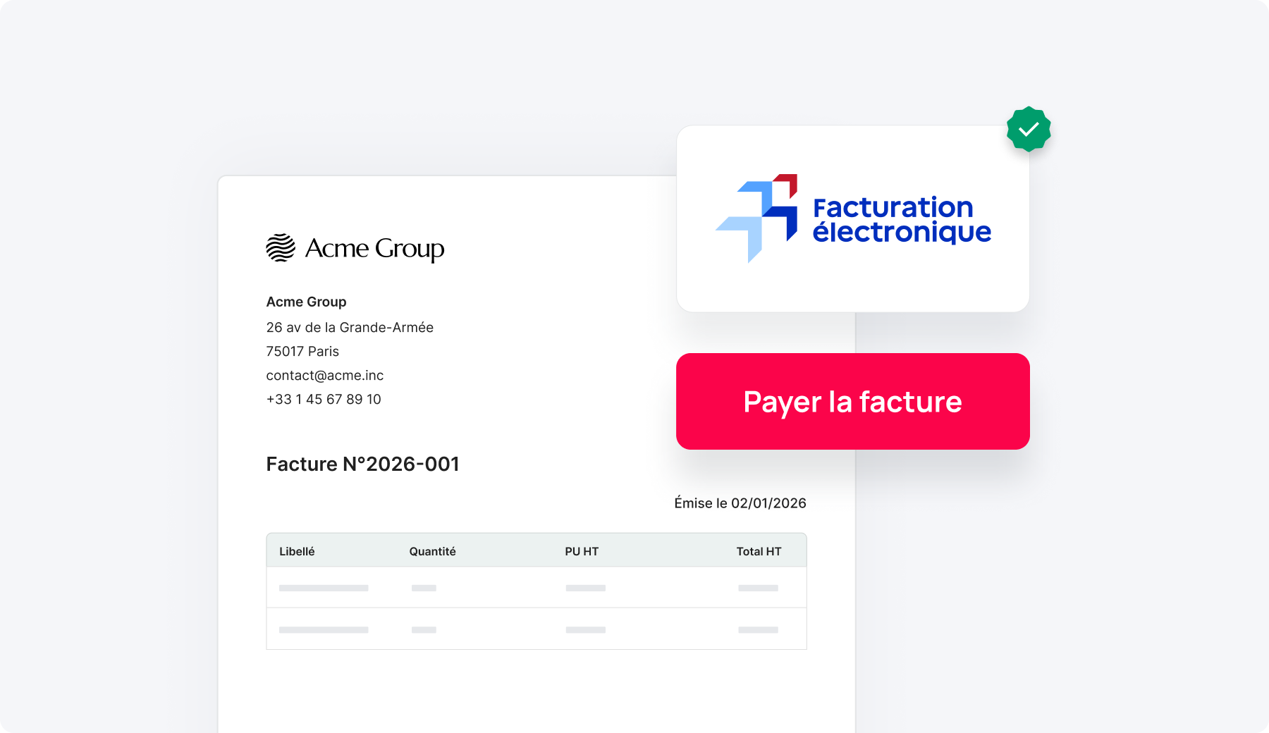 facturation électronique manager.one