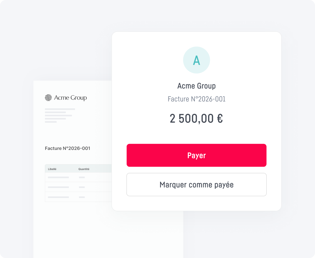 paiement d’une facture électronique